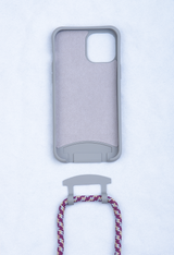 Ensemble coque silicone Grey Sand + cordon modulable Hypnos