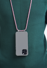 Ensemble coque silicone Grey Sand + cordon modulable Hypnos