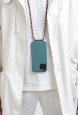 Ensemble coque silicone Océan + cordon modulable Forest