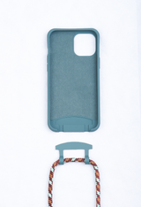 Ensemble coque silicone Océan + cordon modulable Forest