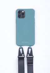 Ensemble coque silicone Océan + lanière modulable All Black