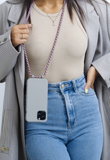 Ensemble coque silicone Grey Sand + cordon modulable Hypnos